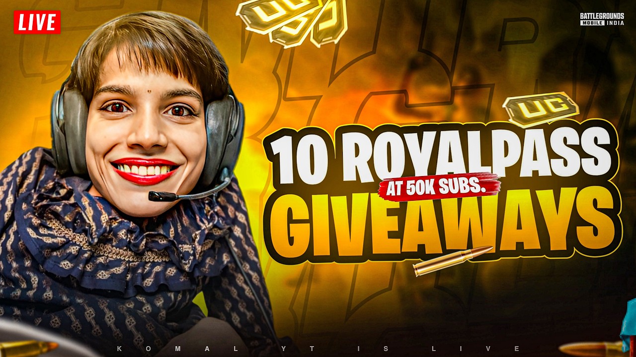 4.3 UPDATE IS HERE | PUBG & BGMI LIVE WITH KOMAL YT  #pubgmobile #shortslive #ytshorts #shortsfeed