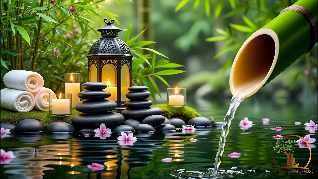 Beautiful Relaxing Music 🌿 Water Sounds for Stress Relief, Piano Music Calm Anxiety & Depression