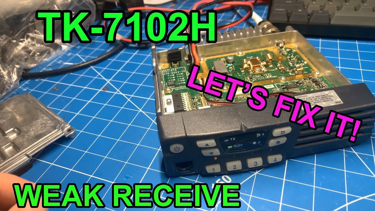 Kenwood TK-7102H Weak Receive Repair