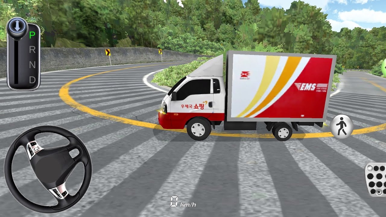 New truck Narrow Mountain Road Driving - 3D Driving Class Car Game Android - GamePlay