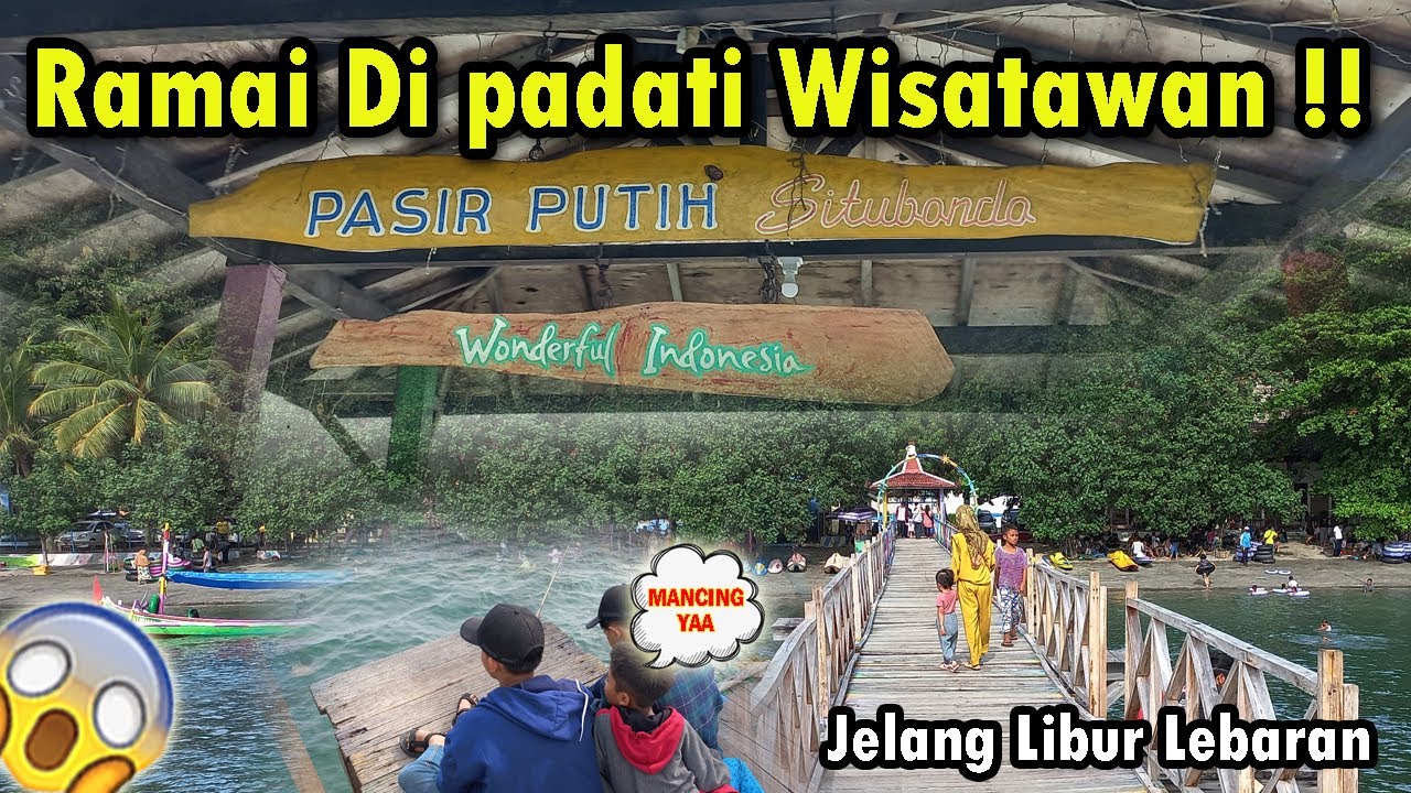 LIBUR LEBARAN ‼️ WISATAWAN PADATI PANTAI PASIR PUTIH SITUBONDO !!