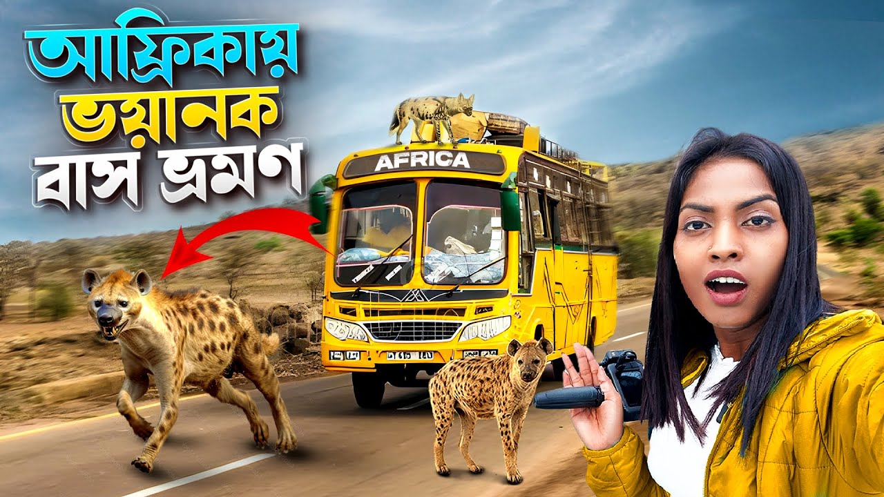 আফ্রিকায় ভয়ানক বাস ভ্রমণ | Bus travel to harar from addis ababa | Ethiopia - 03 #jajaborvlogs