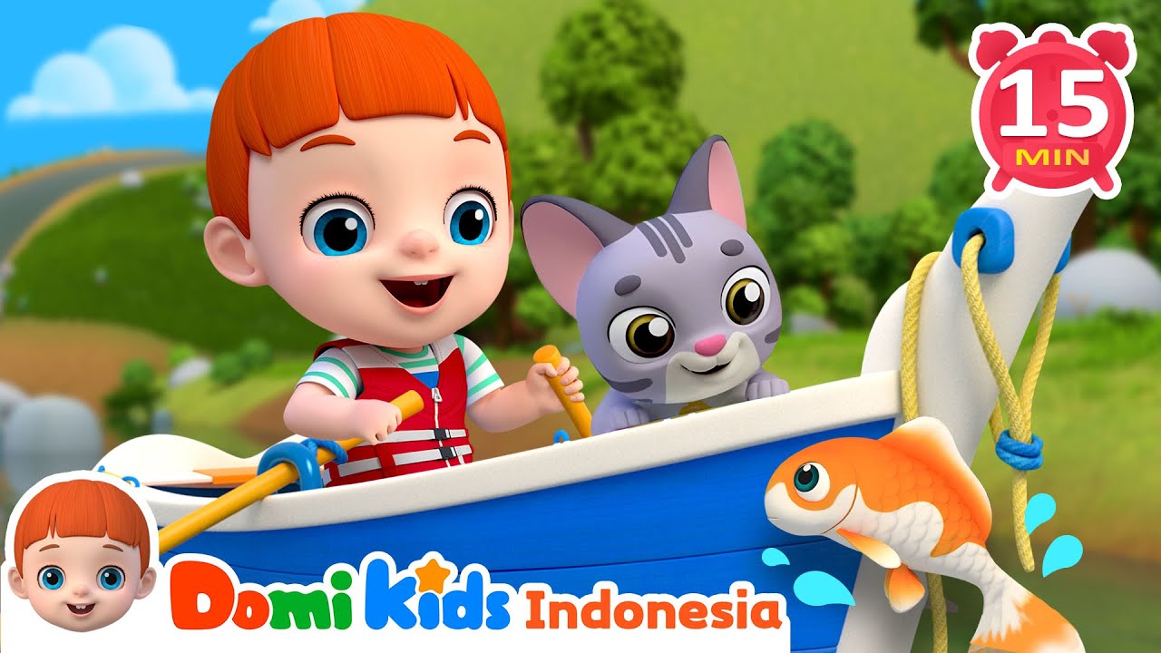 Mendayung Perahu + Domi Kids Kumpulan Lagu Pesta Anak-anak | Cerita & Lagu Anak-anak