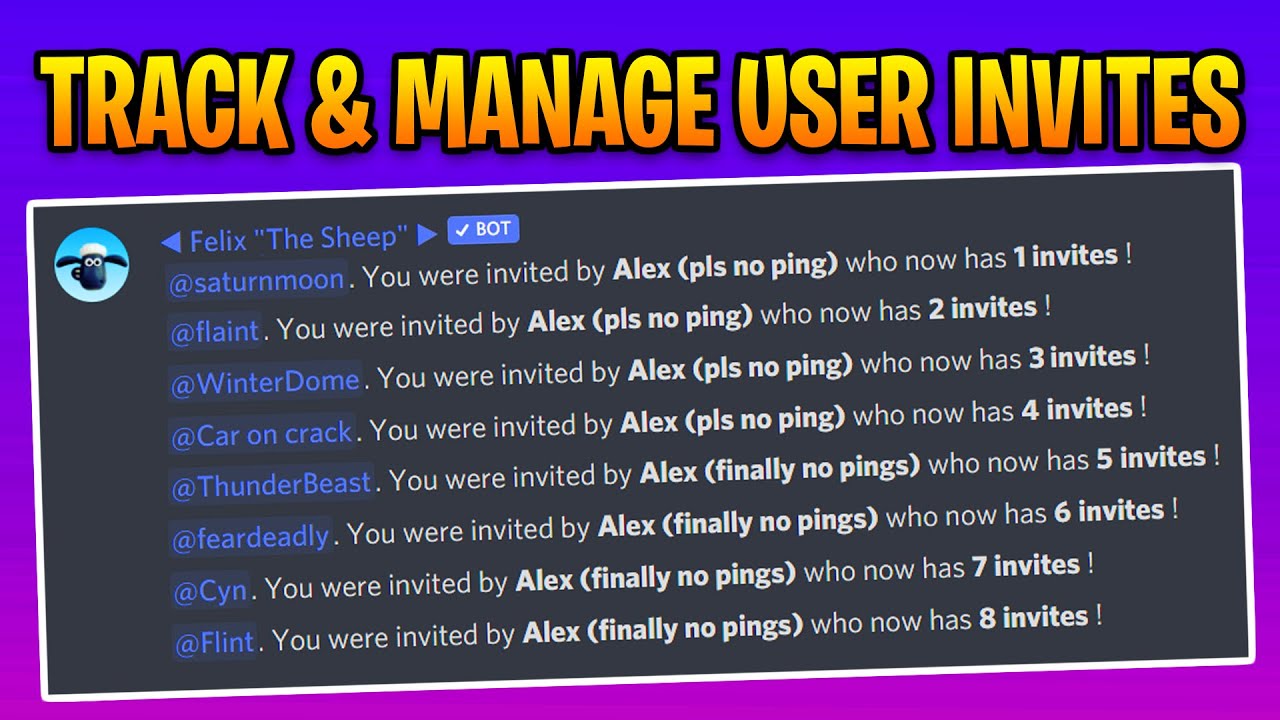 Как отслеживать приглашения в Discord