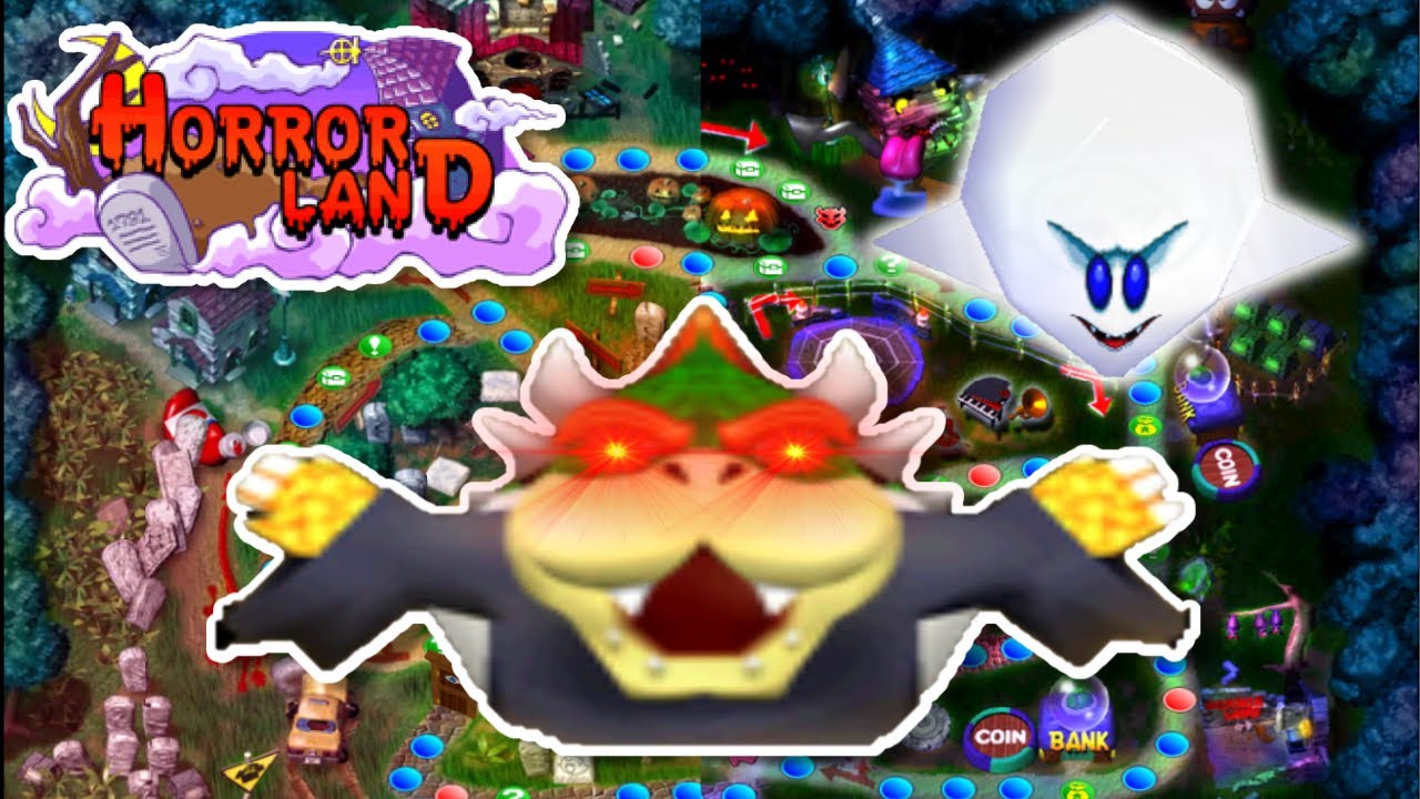[N64] Mario Party 2 - Horror Land Gameplay (No Commentary)