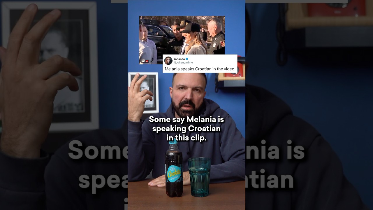 Мелания говорит на вымершем языке 🤔