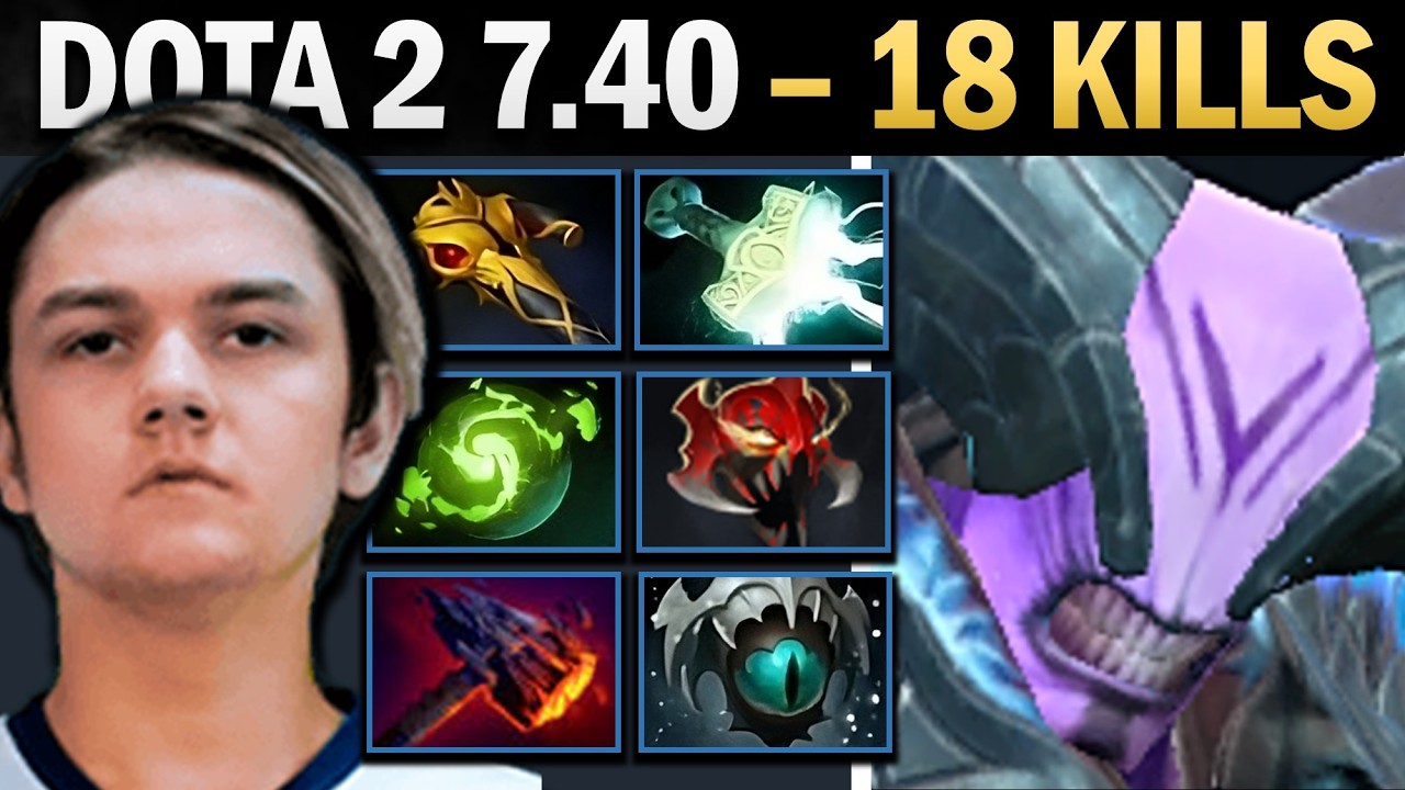 Faceless Void Pro Carry with 18 Kills and Madness - Dota 7.41