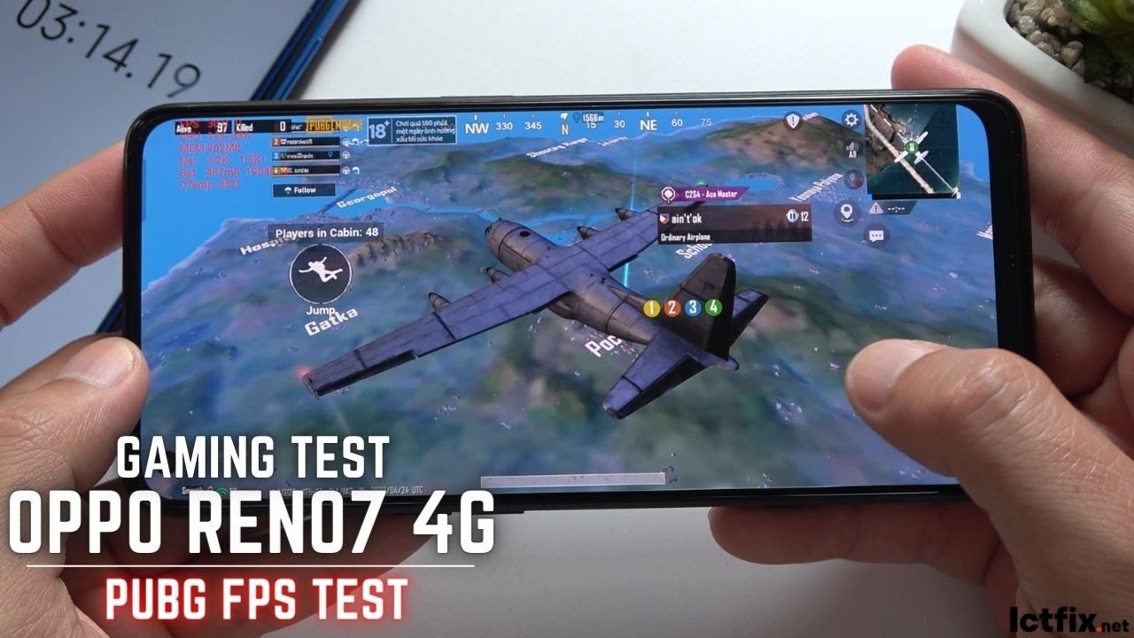 Oppo Reno7 4G PUBG Gaming test | Snapdragon 680, 90Hz Display