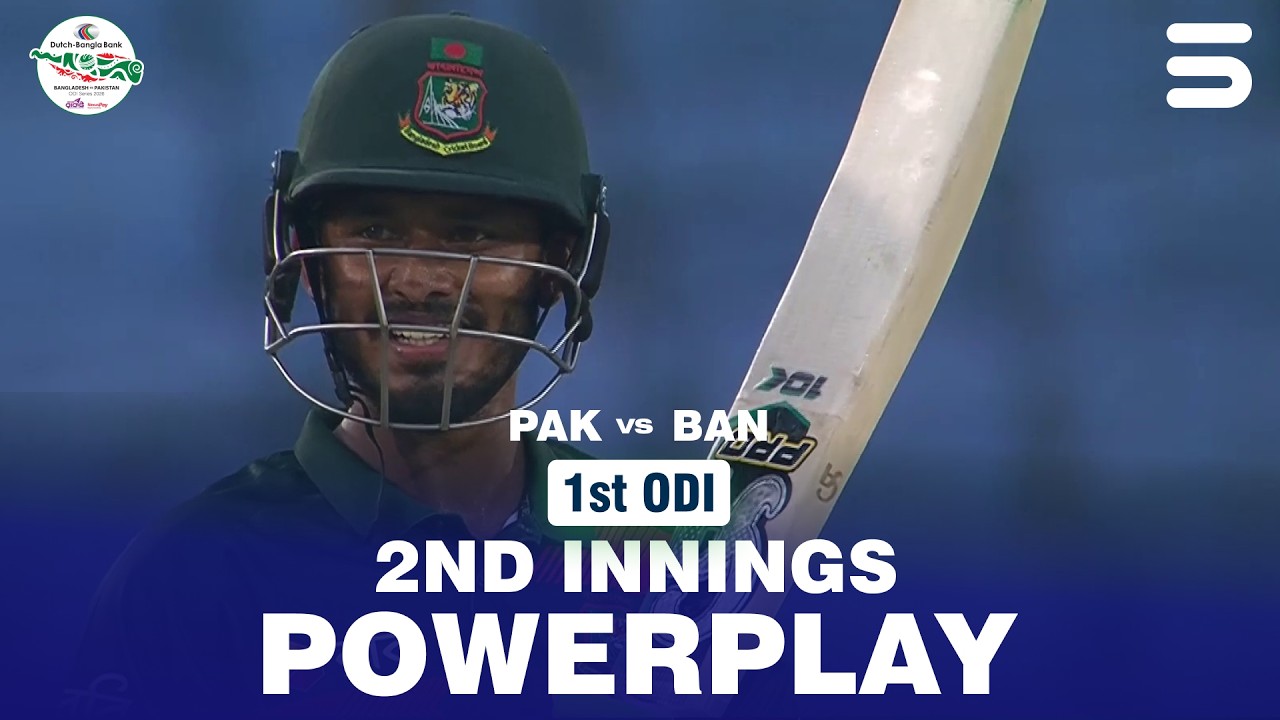 2nd Innings Powerplay | Bangladesh vs Pakistan | Match 01 | ODI Series 2026 | M9F1K