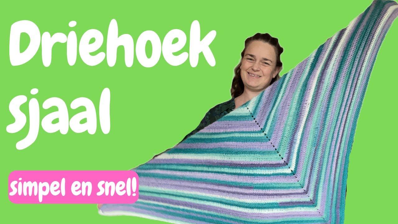 Ontspannen haken: stap voor stap een driehoek sjaal maken