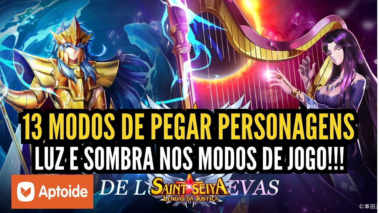 ⭐13 MODOS DE PEGAR PERSONAGENS DE LUZ/SOMBRA ATÉ O MOMENTO NO GLOBAL SAINT SEIYA LENDAS DA JUSTIÇA⭐