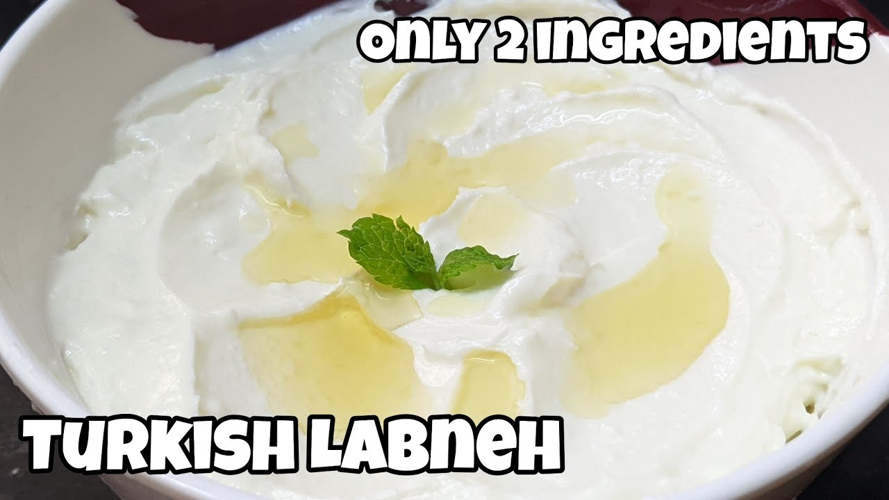 Turkish Labneh recipe || Strained Greek Yoghurt || Lebanese Cream Cheese||