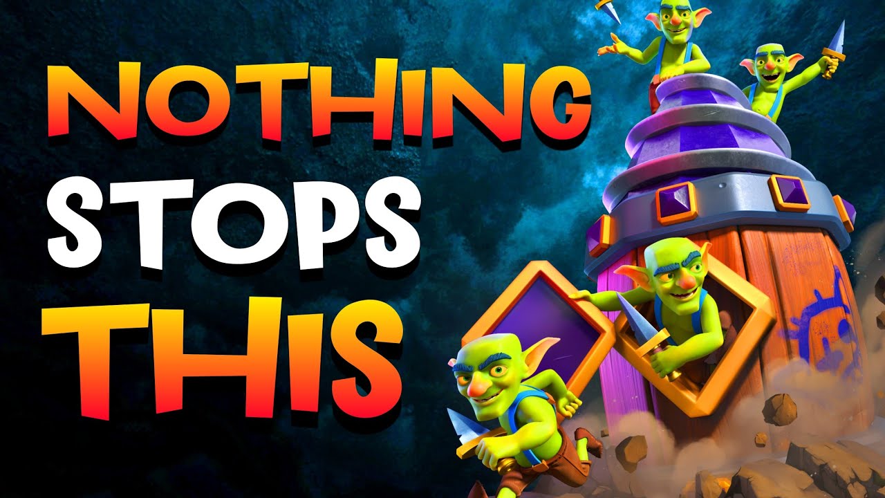 NOTHING Stops This Goblin Drill Deck in Clash Royale 