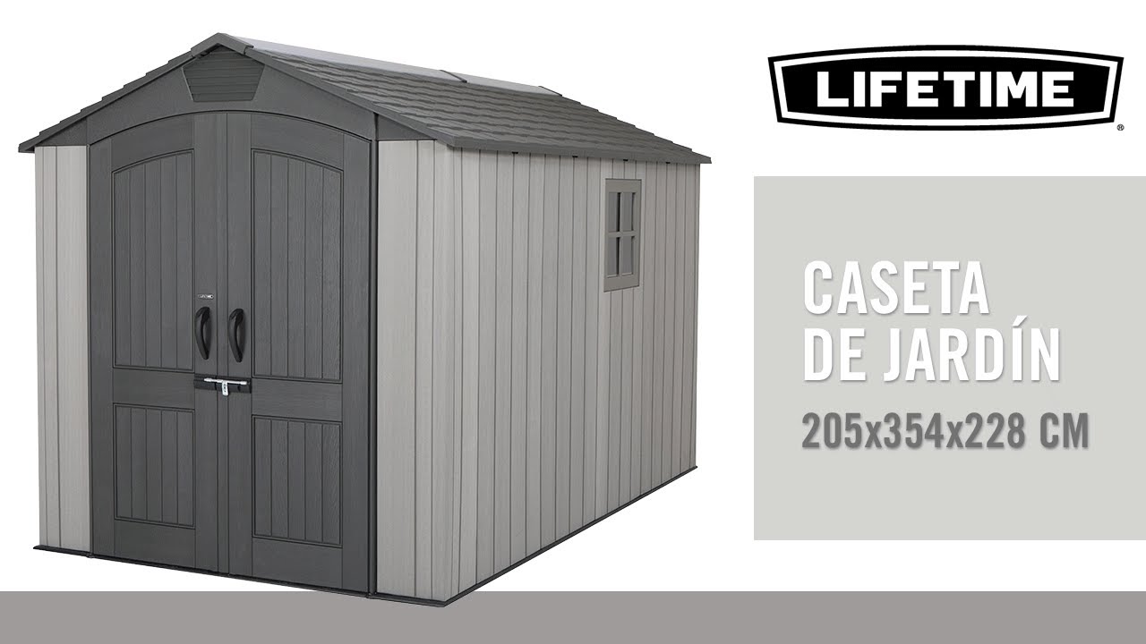 Caseta Almacenaje Exterior 205x354x228 cm ◀ LIFETIME Espa&ntilde;a