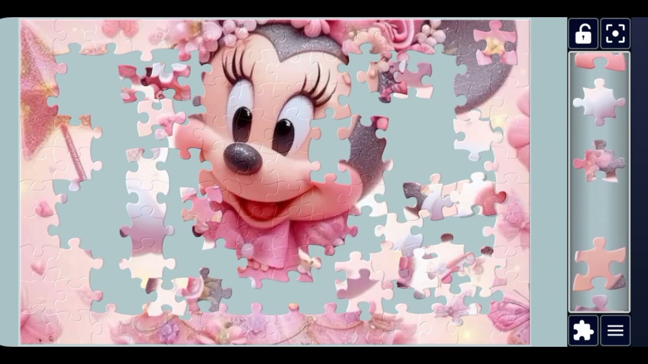 Minian mouse Beautiful picture of view ❤️//Mind Fresh Puzzle 🧩 Palace//Puzzle piece 🧩 Collection//
