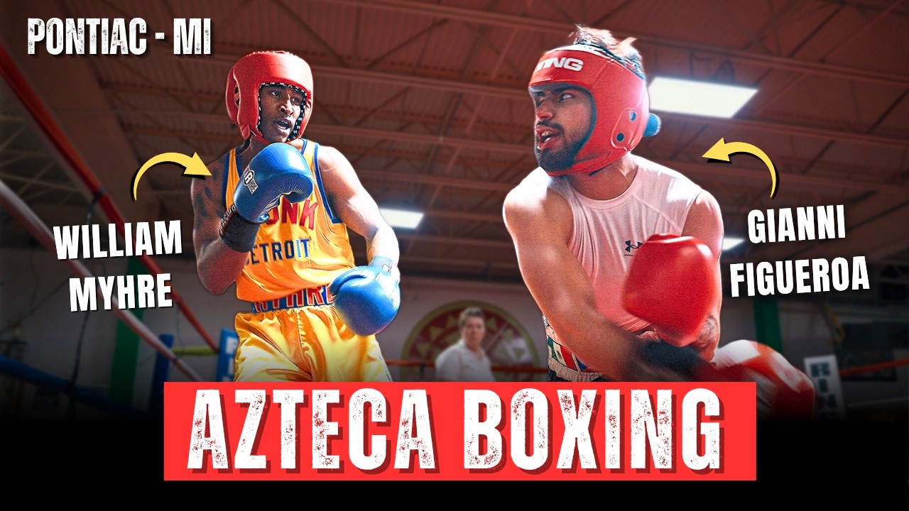 AZTECA BOXING! BRUTAL Amateur Boxing And VIRAL BOUTS In Pontiac MI!