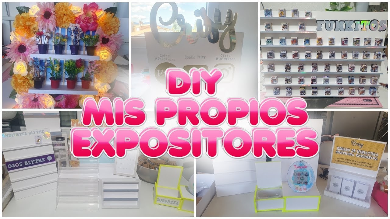 Me hago mis propios EXPOSITORES para los EVENTOS | + de 10 Expositores DIY