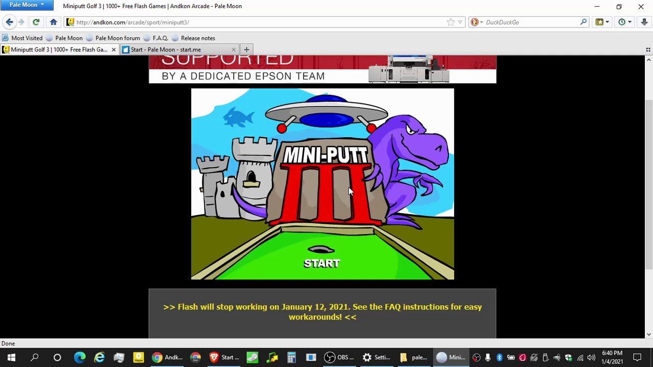 HOW TO PLAY FLASH BROWSER GAMES IN 2021 - WINDOWS 7/8.1/10 [PORTABLE W/ USB STICK]