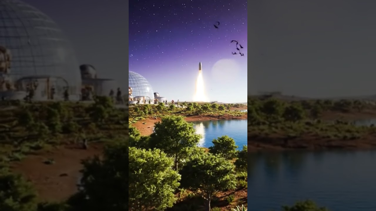 Mars in 2050: The Birth of a Green Planet #Mars2050 #TerraformingMars #LifeOnMars #GreenMars