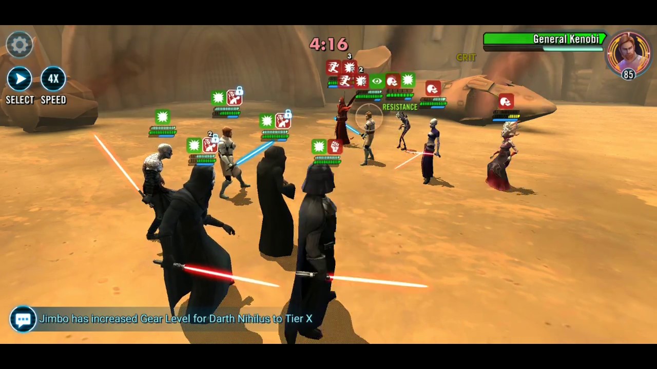 Vej plays Star Wars Galaxy of Heroes! How to BEAT Nightsisters in the FACE with DARTH SION!