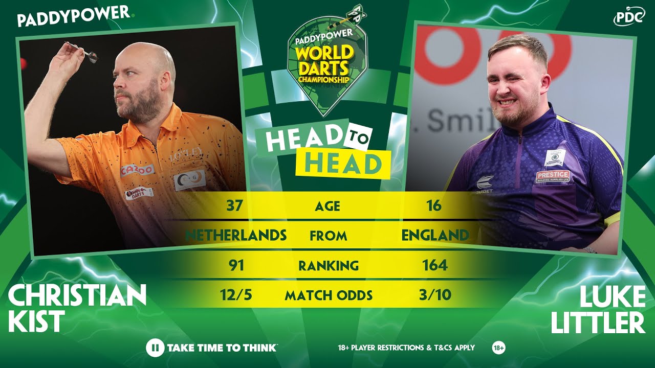 PDC World Darts Championship 2024 Round 1 Christian Kist vs Luke Littler 2023 12 20 HUN