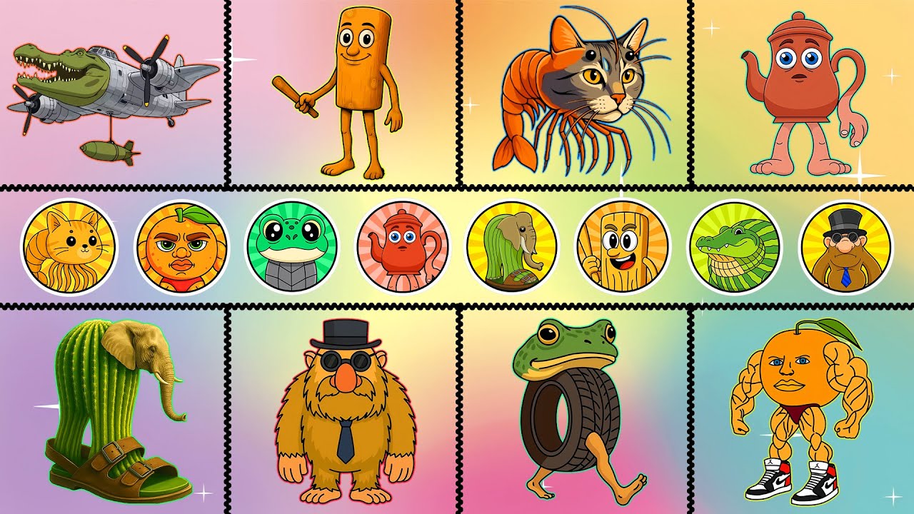 Tung Tung Sahur: The Rise of the Brain Rot Characters 🧠🔥 | Viral Edit Challenge