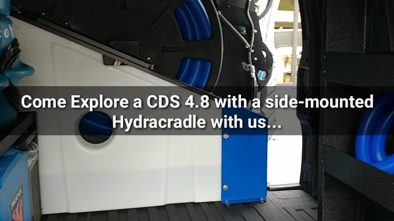 Hydramaster CDS 4.8 with side-mounted Hydracradle
