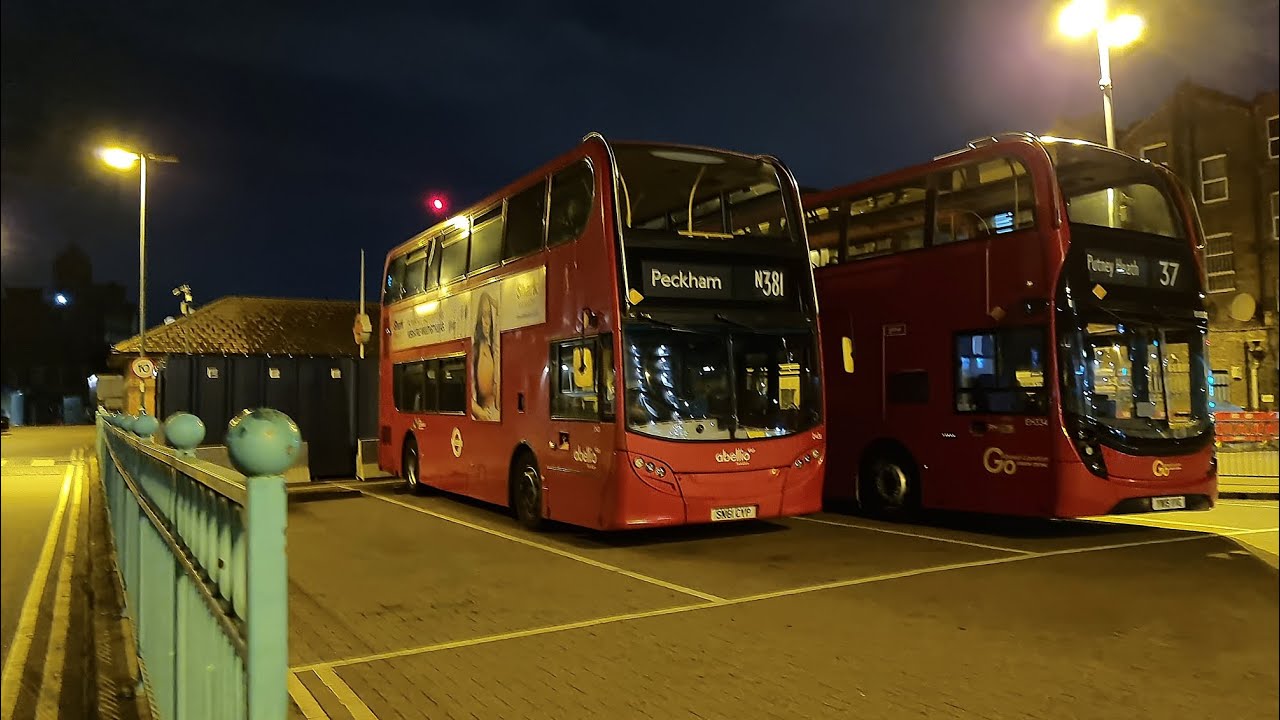 Route N381 FRV | Trafalgar Square (Whitehall, Horse Guards) - Peckham | ABL 2414