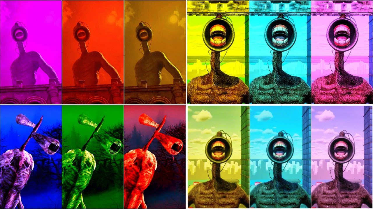Siren head megamix coffin dance meme song cover siren head mega colour battle coffin dance