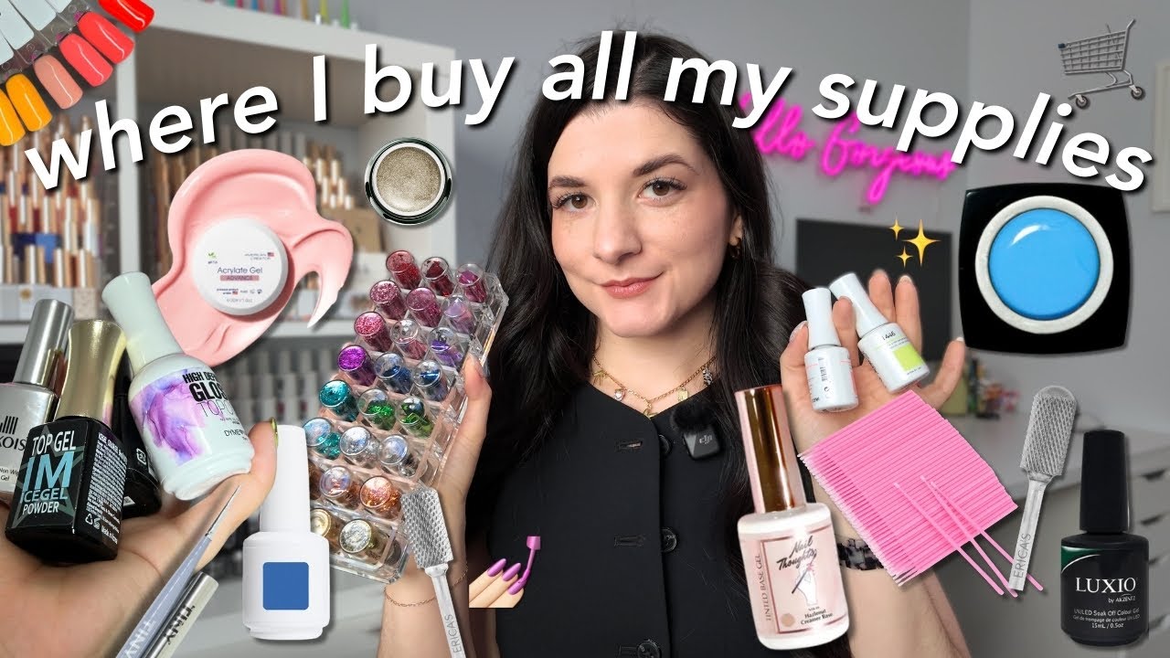 my favorite online nail stores! 💅🏻🛒 where I buy EVERYTHING