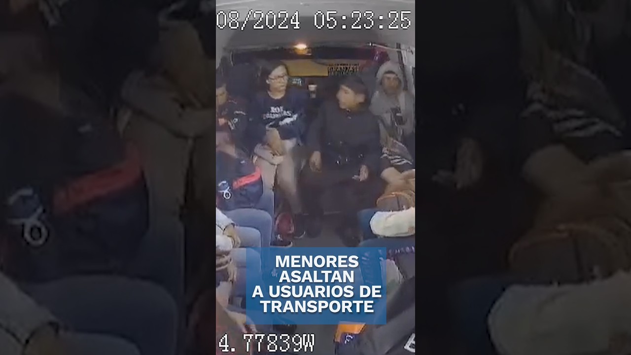 Captan otro asalto en transporte de Naucalpan, Edomex #shorts