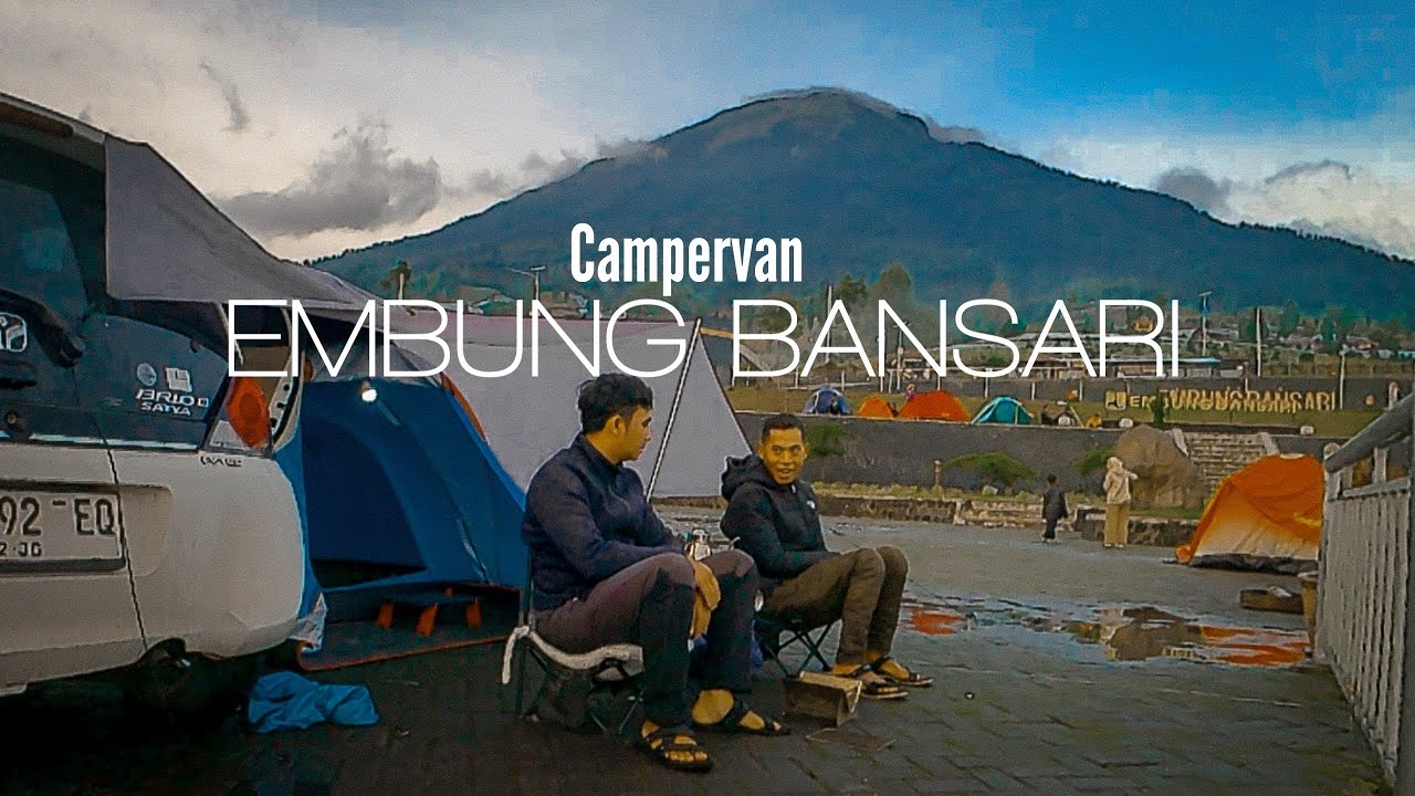 Inilah Pagi di embung bansari ketika malam hujan deras | CAMPERVAN