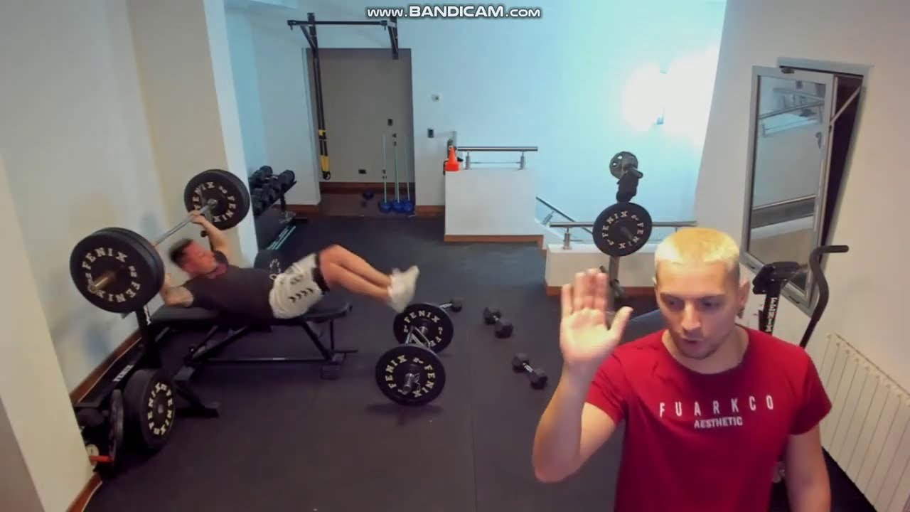 10 MIN DE IRL GYM - COSCU Y MOMO ( STREAM 2 )