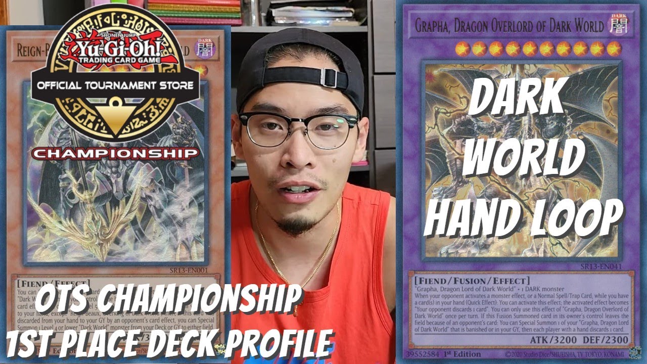 Yugioh OTS Championship 2023, 1-е место, UNDEFEATED, профиль колоды — Dark World Hand Loop — Джон...