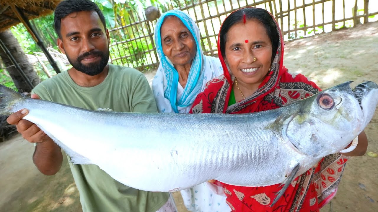সমুদ্রের দারুন স্বাদের সব থেকে বড় ওজনের চেলা মাছের রান্না | Sea special biggest chela fish recipe