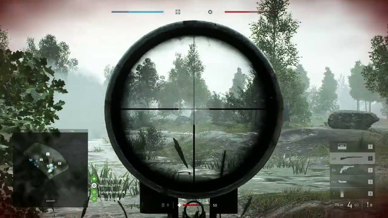 Battlefield V Multiplayer SNIPER team deathmatch