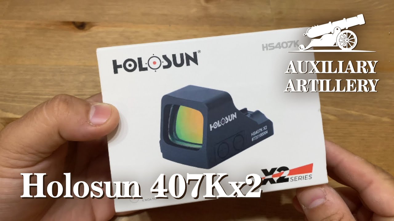 Holosun 407KX2 | Unboxing | DPP Titanium Adaptor Plate