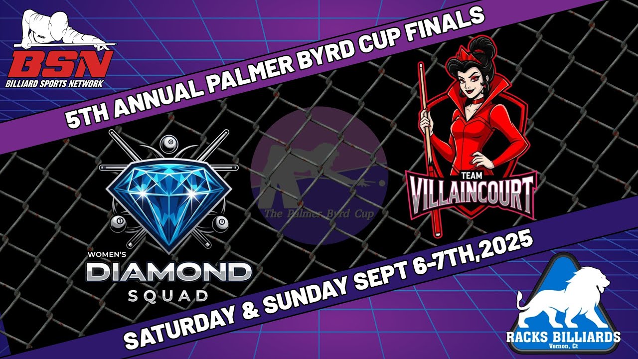 THE 5TH ANNUAL PALMER BYRD CUP FINALS 🔴LIVE FROM RACKS BILLIARDS IN VERNON, CONNECTICUT