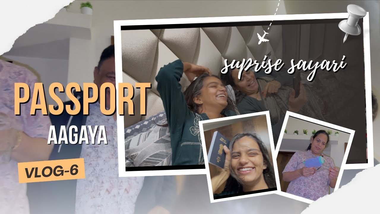 Passport aa gaya || papa paise dege✨#harshitavlogs#harshita 