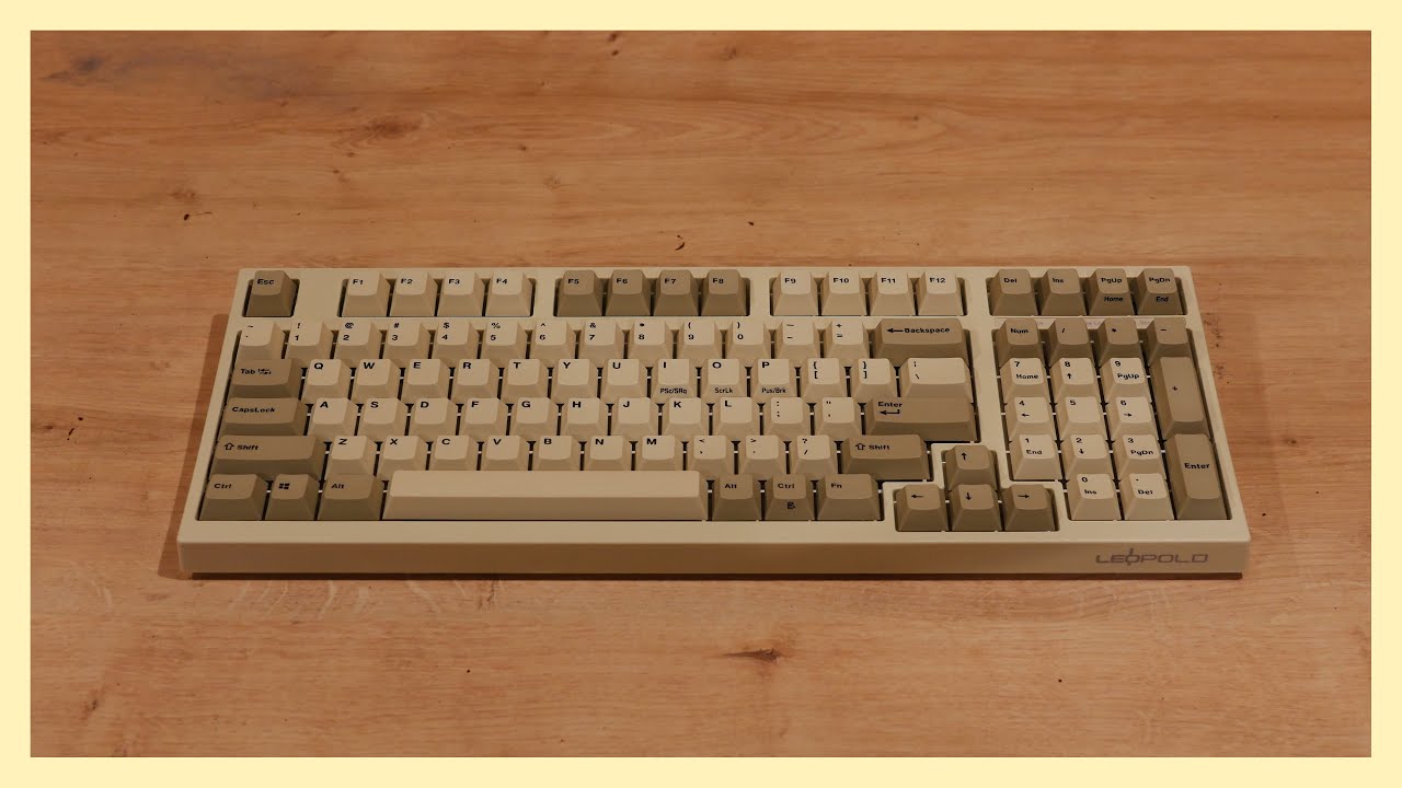 My Endgame Keyboard is a Prebuilt - Leopold FC980M