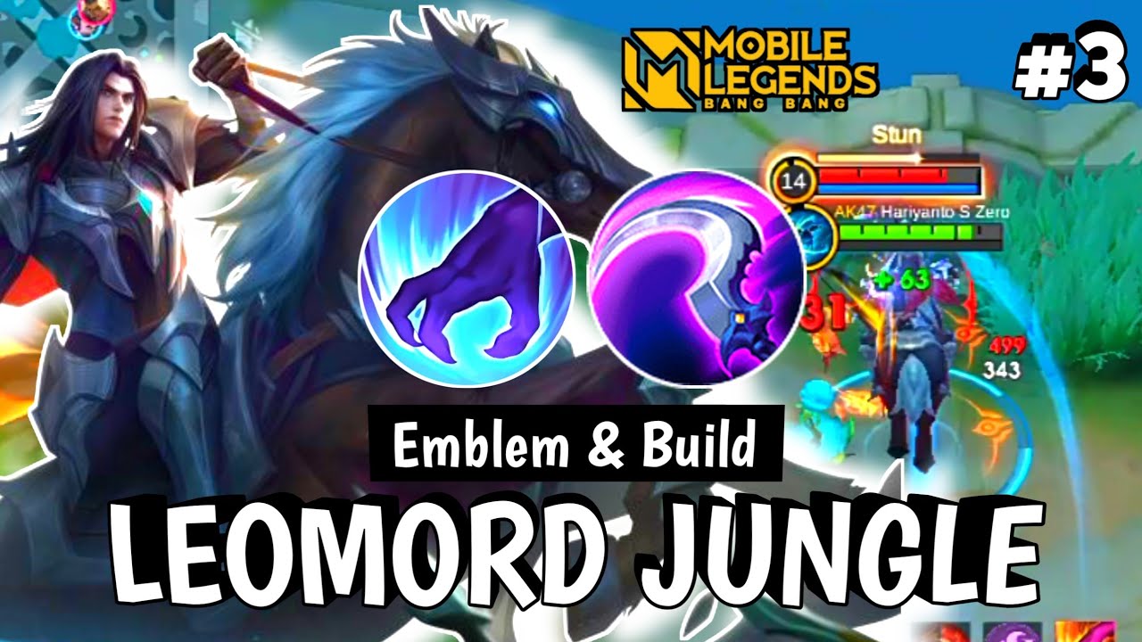 LEOMORD HYPER! Build Leomord Jungler & Emblem Leomord Paling Sakit 2025