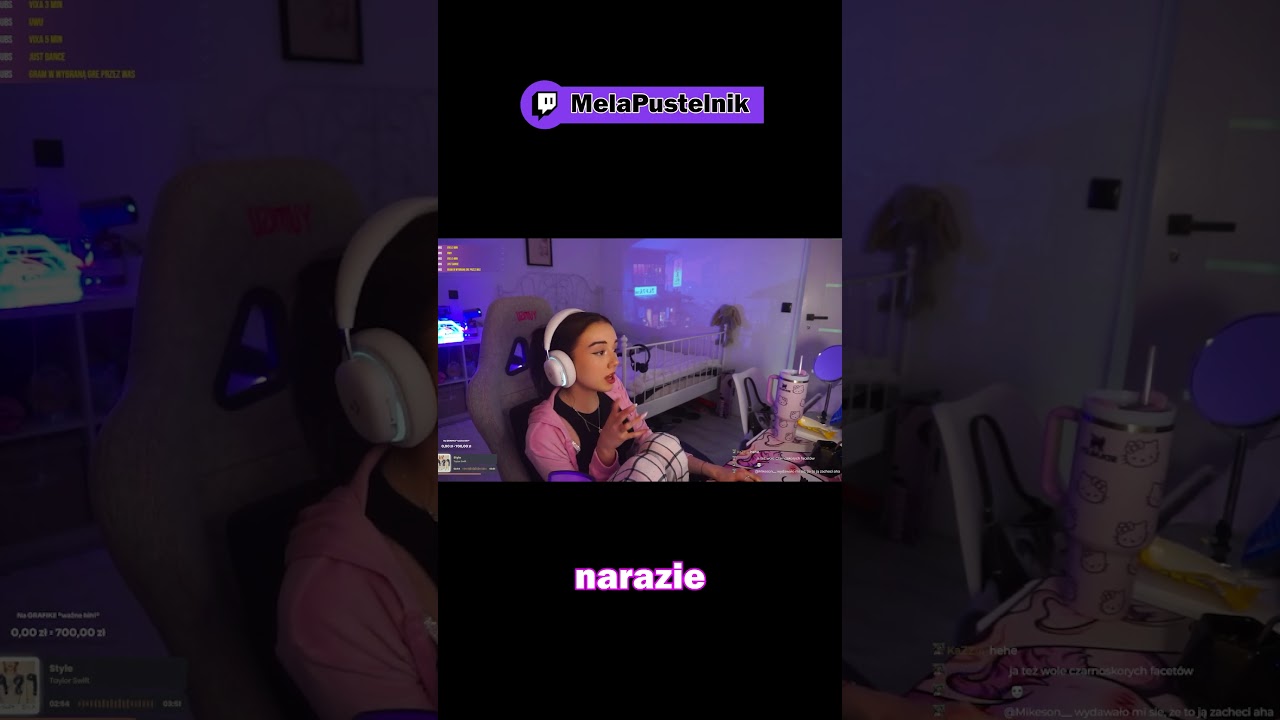 Mela + Rolki + Kupa #funny #mela #melapustelnik #egirl #twitchgirl
