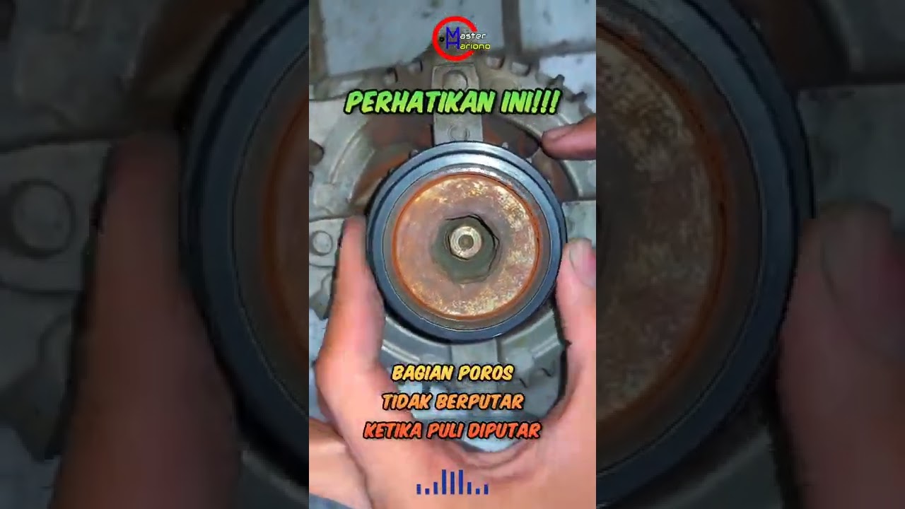 🧰 Salah Satu Ciri Puli Alternator / Dinamo Ampere RUSAK‼️ ⚒️🛠️⛏️🔩🔧