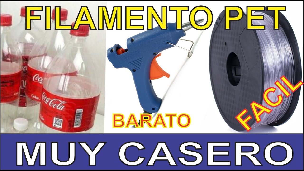 COMO HACER FILAMENTO PET CASERO (forma facil y paso a paso)