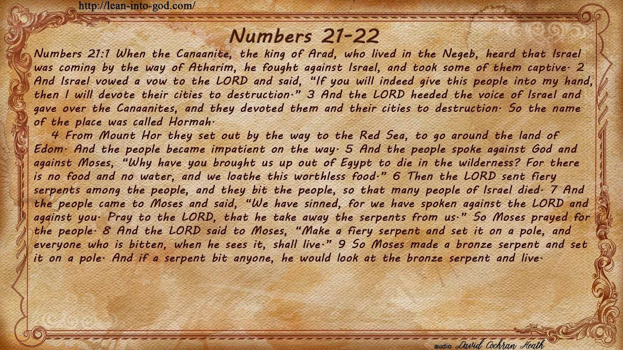 Numbers 21-22