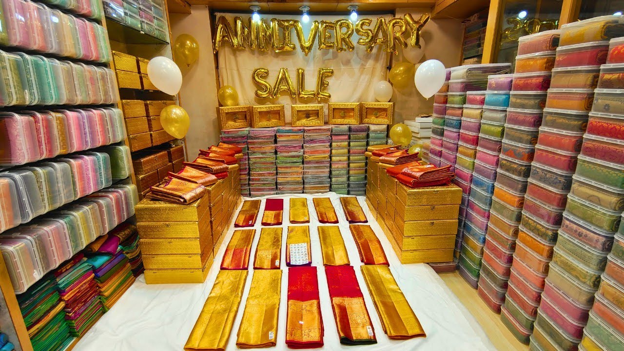 Madina Kanchi Pattu Sarees | Anniversary SALE! | Wholesale Pattu New Sunil Textiles