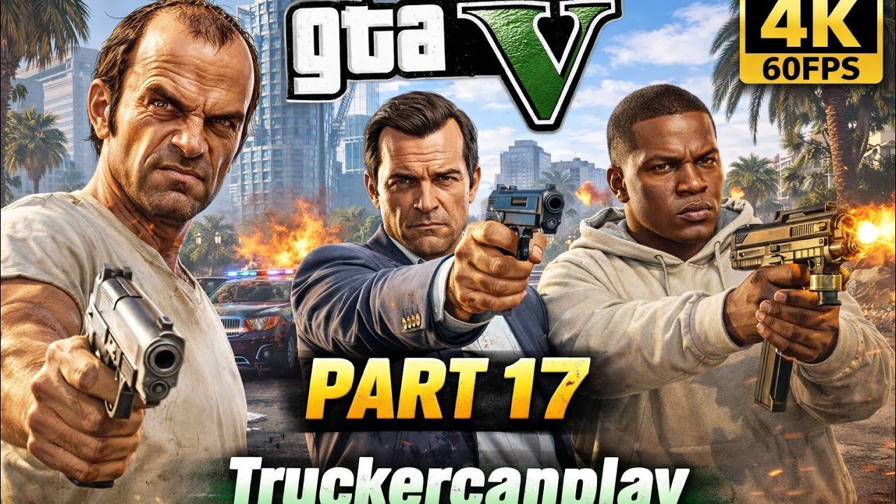 GTA 5 Story Mode Walkthrough Part 17 (No Commentary)I Tried the Hardest GTA 5 Mission Ever