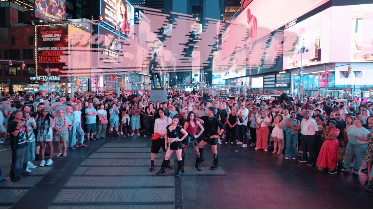 [K-POP IN PUBLIC NYC | TIMESQUARE] BLACKPINK - '(뛰어)JUMP' I DANCE COVER BY F4MX 24HR