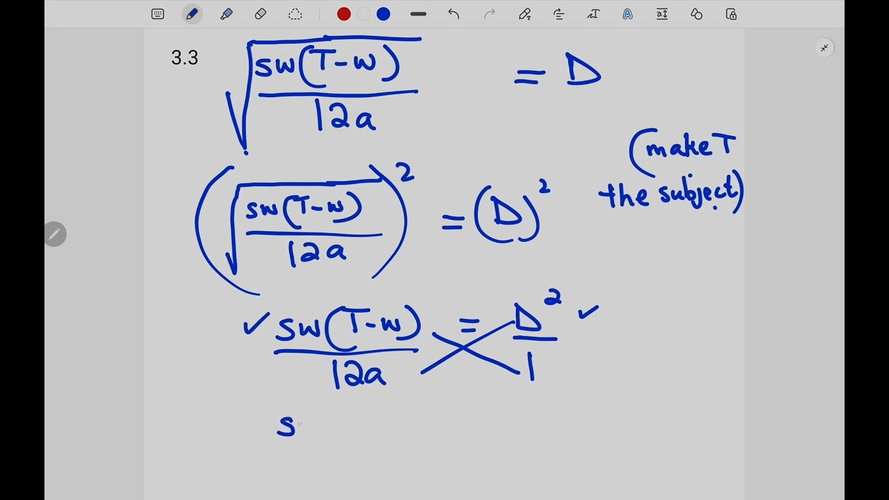 MATH N3: MODULE 3:MANIPULATING TECHNICAL FORMULA: Q3.3