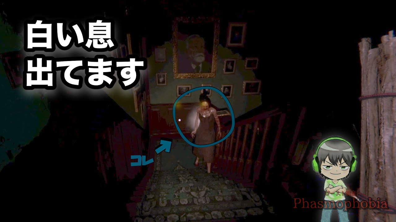 白い息、出てました【Phasmophobia】